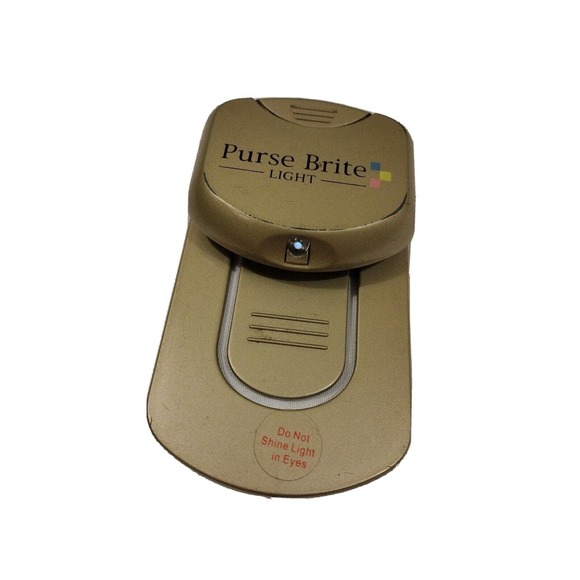 Purse Brite Lite Light LED Battery Powered As Seen On Lamp Click Touch Off Go - Picture 5 of 6